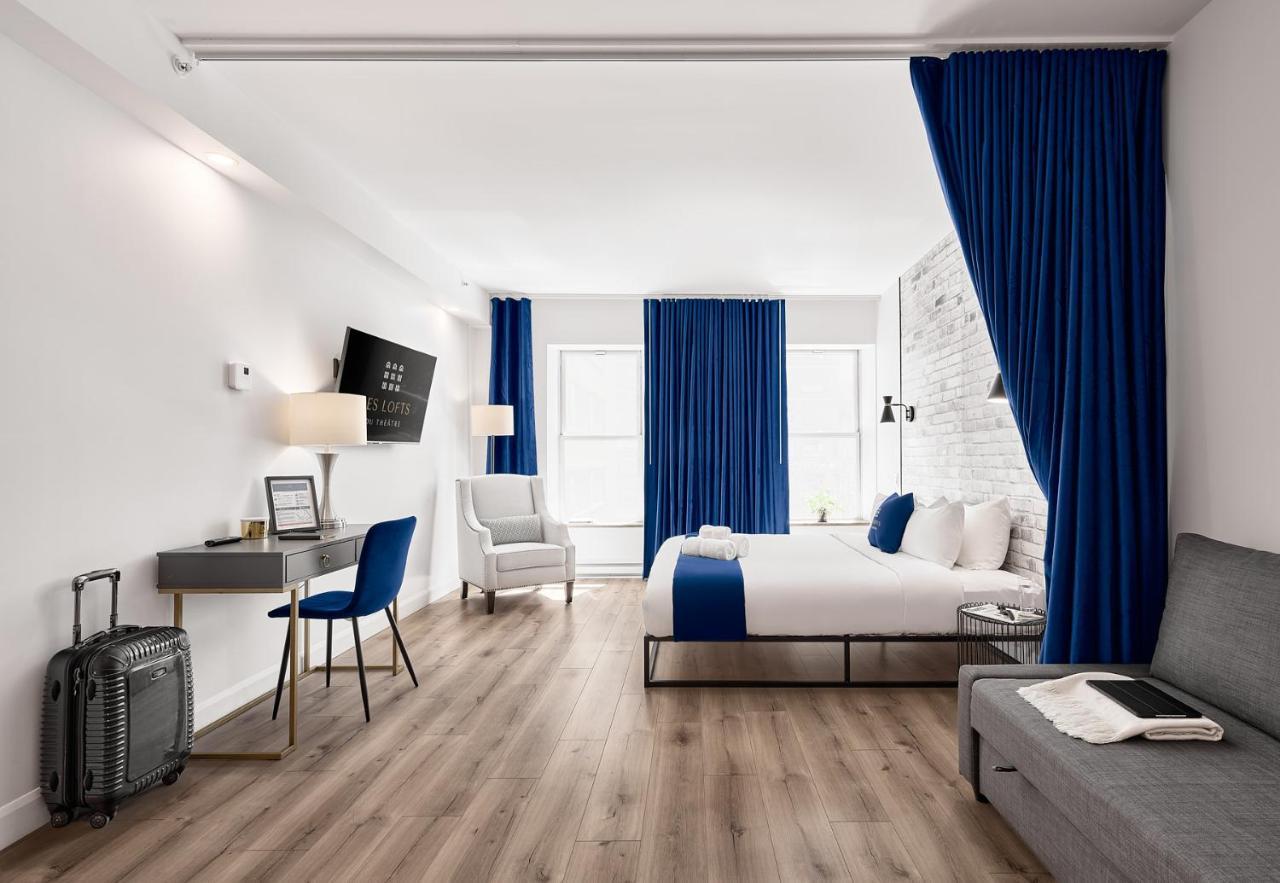 شقة Les Lofts Du Theatre مدينة كويبيك المظهر الخارجي الصورة