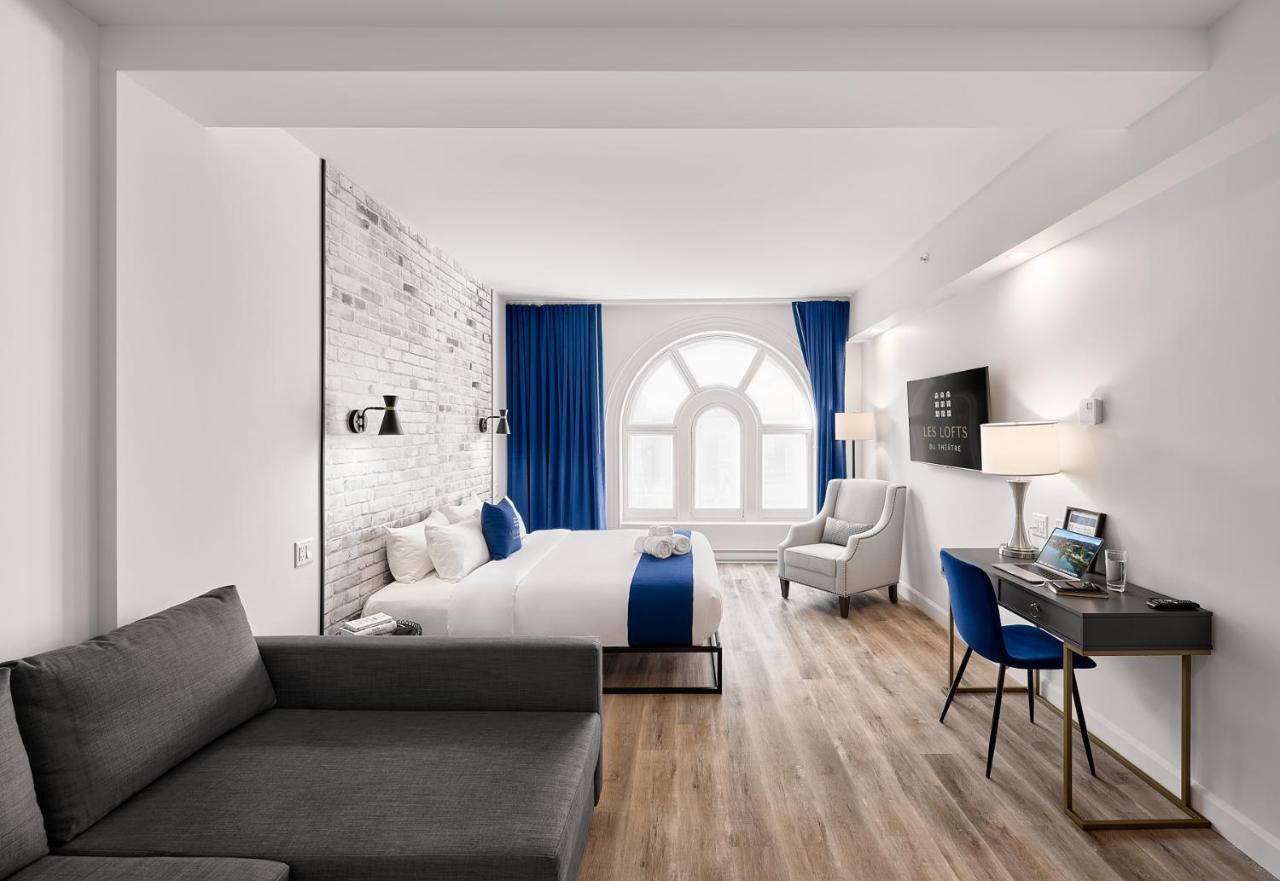 شقة Les Lofts Du Theatre مدينة كويبيك المظهر الخارجي الصورة